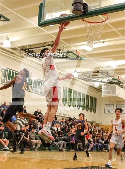 Thumbnail 2 in Archbishop Riordan vs. Jesuit (@ MLK Classic at De La Salle) photogallery.