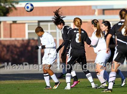 Thumbnail 1 in St. Agnes Academy vs Spring (TWHS Lady Highlander Invitational) photogallery.