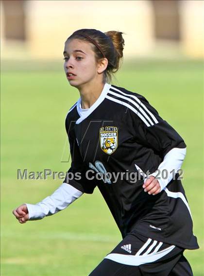 Thumbnail 3 in St. Agnes Academy vs Spring (TWHS Lady Highlander Invitational) photogallery.