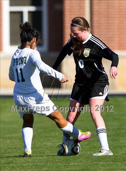 Thumbnail 3 in St. Agnes Academy vs Spring (TWHS Lady Highlander Invitational) photogallery.