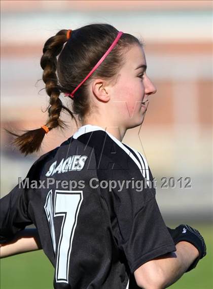 Thumbnail 2 in St. Agnes Academy vs Spring (TWHS Lady Highlander Invitational) photogallery.