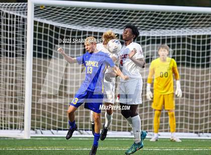 Thumbnail 2 in Lawrence North vs. Carmel (3A Regional Semifinal) photogallery.