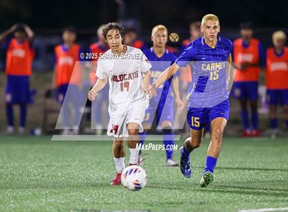 Thumbnail 2 in Lawrence North vs. Carmel (3A Regional Semifinal) photogallery.