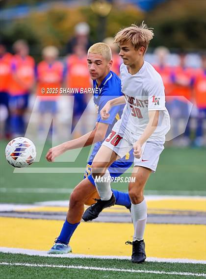 Thumbnail 2 in Lawrence North vs. Carmel (3A Regional Semifinal) photogallery.