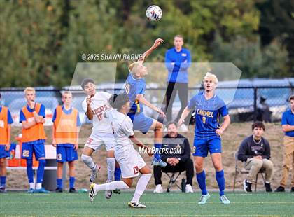 Thumbnail 1 in Lawrence North vs. Carmel (3A Regional Semifinal) photogallery.