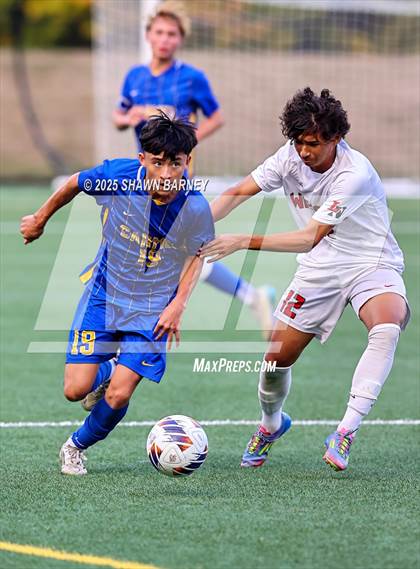 Thumbnail 2 in Lawrence North vs. Carmel (3A Regional Semifinal) photogallery.