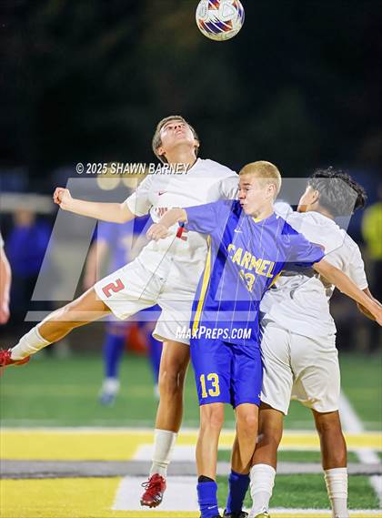 Thumbnail 2 in Lawrence North vs. Carmel (3A Regional Semifinal) photogallery.