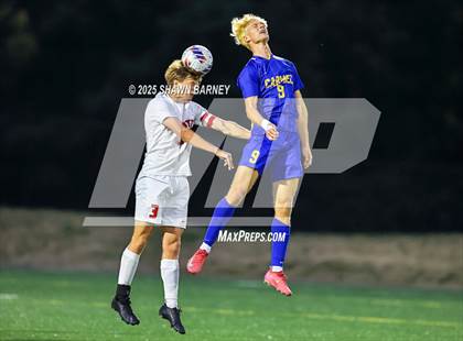 Thumbnail 2 in Lawrence North vs. Carmel (3A Regional Semifinal) photogallery.