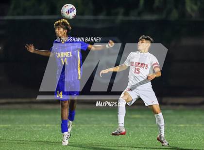 Thumbnail 3 in Lawrence North vs. Carmel (3A Regional Semifinal) photogallery.