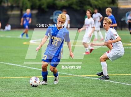 Thumbnail 1 in Lawrence North vs. Carmel (3A Regional Semifinal) photogallery.