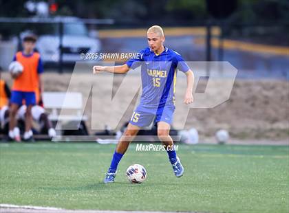 Thumbnail 1 in Lawrence North vs. Carmel (3A Regional Semifinal) photogallery.