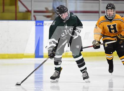 Thumbnail 3 in JV: Hand vs. Guilford (Milford Holiday Jamboree) photogallery.