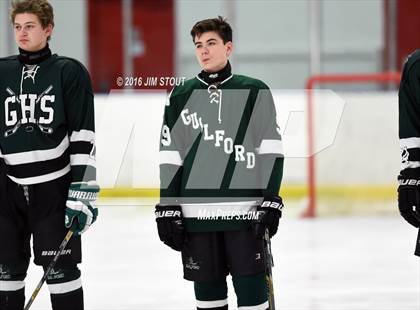 Thumbnail 3 in JV: Hand vs. Guilford (Milford Holiday Jamboree) photogallery.