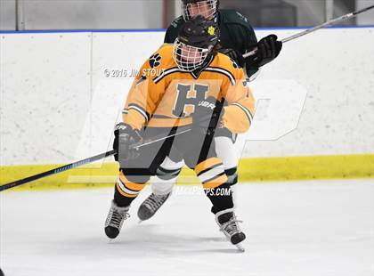 Thumbnail 1 in JV: Hand vs. Guilford (Milford Holiday Jamboree) photogallery.