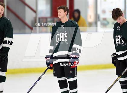 Thumbnail 1 in JV: Hand vs. Guilford (Milford Holiday Jamboree) photogallery.