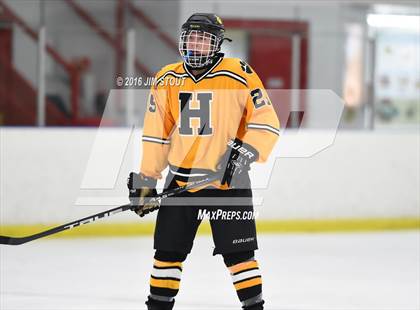 Thumbnail 3 in JV: Hand vs. Guilford (Milford Holiday Jamboree) photogallery.