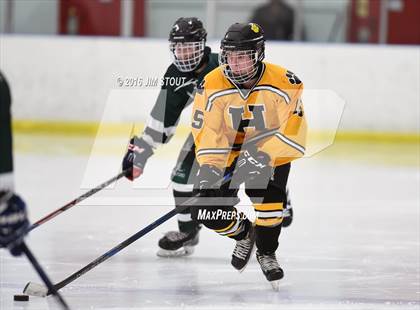 Thumbnail 1 in JV: Hand vs. Guilford (Milford Holiday Jamboree) photogallery.