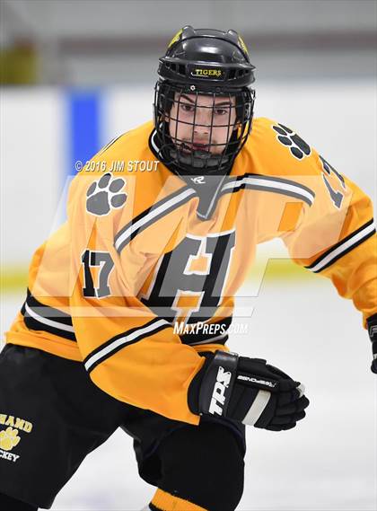 Thumbnail 3 in JV: Hand vs. Guilford (Milford Holiday Jamboree) photogallery.