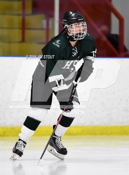 Thumbnail 1 in JV: Hand vs. Guilford (Milford Holiday Jamboree) photogallery.