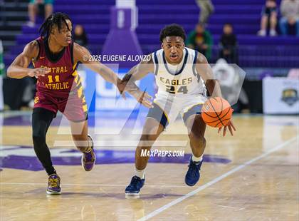 Thumbnail 2 in Oak Cliff Faith Family Academy vs. Central Catholic (City of Palms Classic) photogallery.