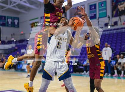 Thumbnail 3 in Oak Cliff Faith Family Academy vs. Central Catholic (City of Palms Classic) photogallery.
