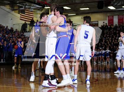 Thumbnail 2 in Marquette Catholic vs. Nashville (IHSA 2A Sectional Championship) photogallery.