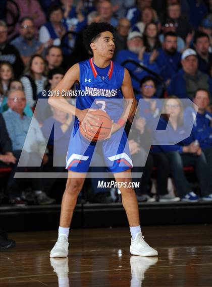 Thumbnail 2 in Marquette Catholic vs. Nashville (IHSA 2A Sectional Championship) photogallery.