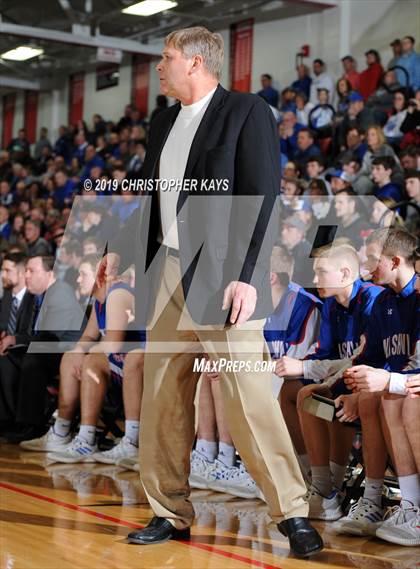 Thumbnail 1 in Marquette Catholic vs. Nashville (IHSA 2A Sectional Championship) photogallery.