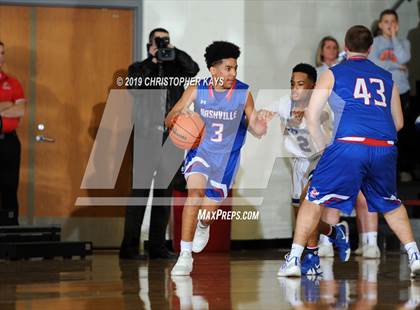 Thumbnail 3 in Marquette Catholic vs. Nashville (IHSA 2A Sectional Championship) photogallery.