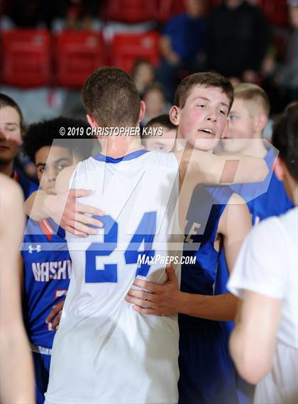 Thumbnail 1 in Marquette Catholic vs. Nashville (IHSA 2A Sectional Championship) photogallery.