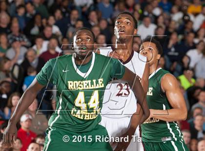 Thumbnail 1 in St. Anthony vs. Roselle Catholic (NJSIAA Non-Public B Final) photogallery.