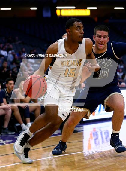Thumbnail 2 in Vanden vs Central Catholic (CIF SJS D3 Final) photogallery.