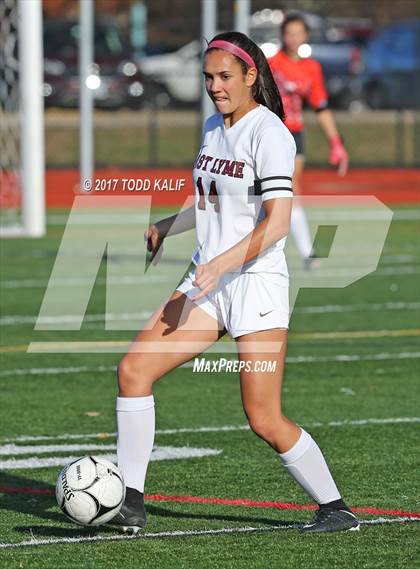 Thumbnail 1 in Norwich Free Academy @ East Lyme (ECC Quarterfinal) photogallery.
