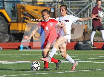 Thumbnail 1 in Norwich Free Academy @ East Lyme (ECC Quarterfinal) photogallery.