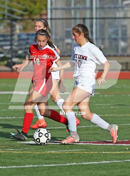 Thumbnail 2 in Norwich Free Academy @ East Lyme (ECC Quarterfinal) photogallery.