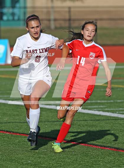 Thumbnail 2 in Norwich Free Academy @ East Lyme (ECC Quarterfinal) photogallery.