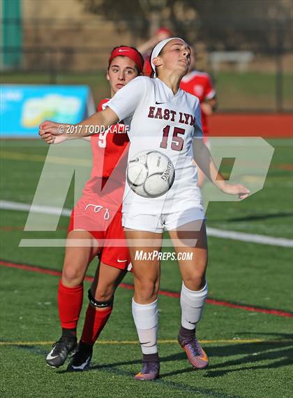 Thumbnail 1 in Norwich Free Academy @ East Lyme (ECC Quarterfinal) photogallery.