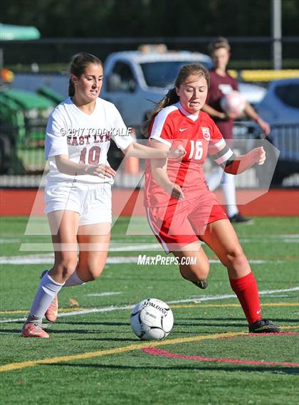 Thumbnail 1 in Norwich Free Academy @ East Lyme (ECC Quarterfinal) photogallery.