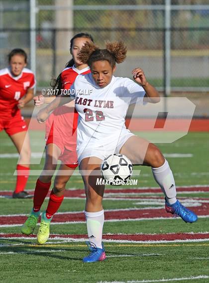 Thumbnail 1 in Norwich Free Academy @ East Lyme (ECC Quarterfinal) photogallery.