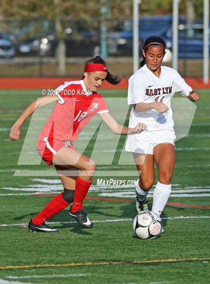 Thumbnail 1 in Norwich Free Academy @ East Lyme (ECC Quarterfinal) photogallery.
