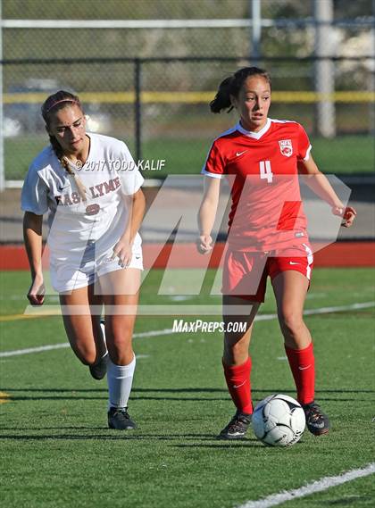 Thumbnail 1 in Norwich Free Academy @ East Lyme (ECC Quarterfinal) photogallery.