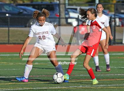 Thumbnail 1 in Norwich Free Academy @ East Lyme (ECC Quarterfinal) photogallery.