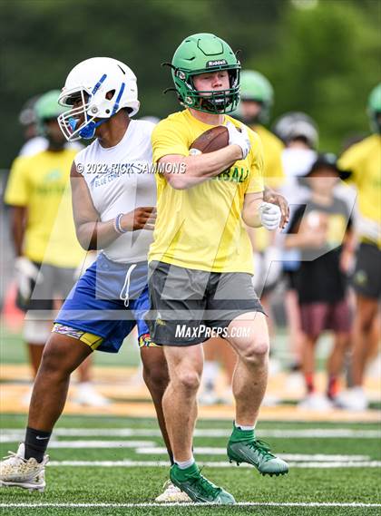 Thumbnail 3 in Cardinal Gibbons vs Asheboro (Montgomery Central 1st Annual 7 on 7 Air Raid Classic) photogallery.