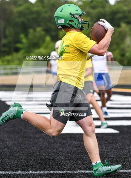 Thumbnail 2 in Cardinal Gibbons vs Asheboro (Montgomery Central 1st Annual 7 on 7 Air Raid Classic) photogallery.