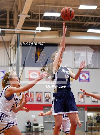 Thumbnail 1 in Tri-West Hendricks vs. Greencastle (IHSAA 3A Sectional Semifinal) photogallery.