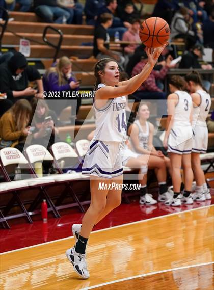 Thumbnail 3 in Tri-West Hendricks vs. Greencastle (IHSAA 3A Sectional Semifinal) photogallery.