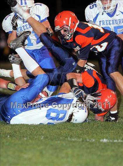 Thumbnail 3 in Freeburg @ Rochester (IHSA Class 4A 1st Round) photogallery.