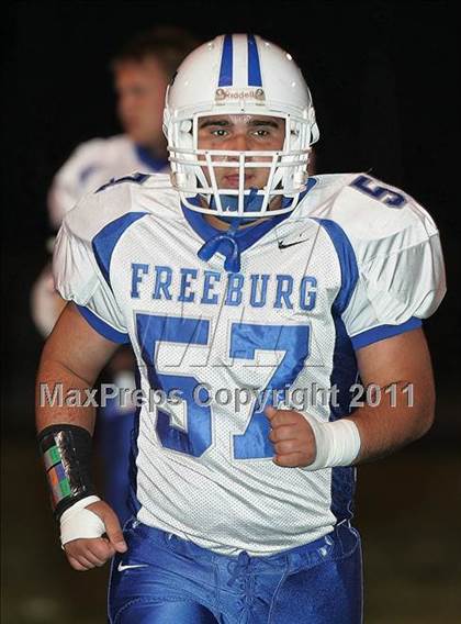 Thumbnail 3 in Freeburg @ Rochester (IHSA Class 4A 1st Round) photogallery.