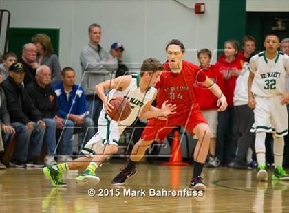 Thumbnail 2 in Antelope @ St. Mary's (CIF SJS D2 Playoff) photogallery.