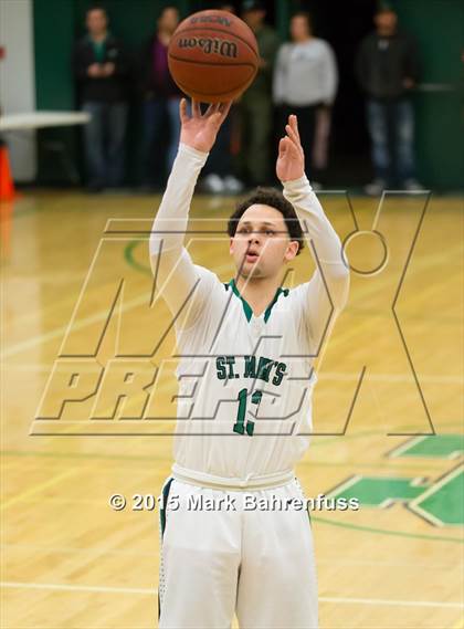 Thumbnail 2 in Antelope @ St. Mary's (CIF SJS D2 Playoff) photogallery.